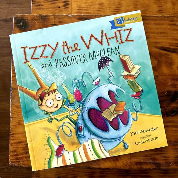 PJ Library Izzy The Whiz & Passover McClean Jewish Paperback Book - Picture 1 of 10